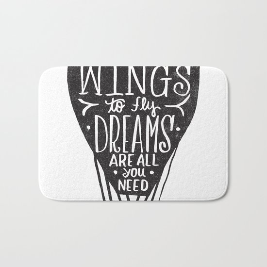 wings & dreams Bath Mat