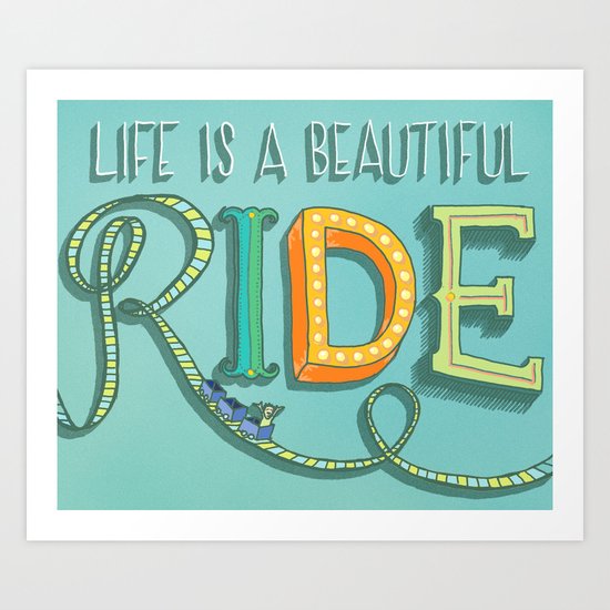 Beautiful Ride Art Print
