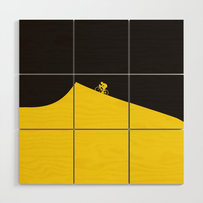 Yellow Jersey I Tour De France Wood Wall Art By Nileshkikuuchise Society6