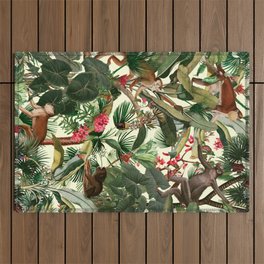 Monkey Forest Outdoor Rug