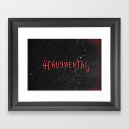 Heavy Mental Framed Art Print