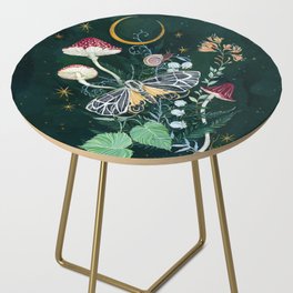 Mushroom night moth Side Table