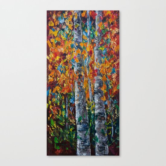 Aspen Trees - 1 Canvas Print
