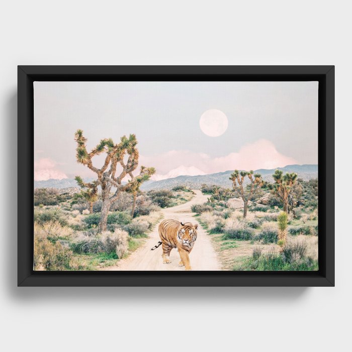 Night crawler Framed Canvas