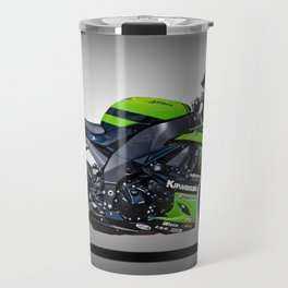 Kawasaki Motorbike Travel Mug