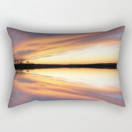 Reflecting Sunset - 7 Rectangular Pillow