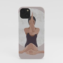 Yoga girl iPhone Case