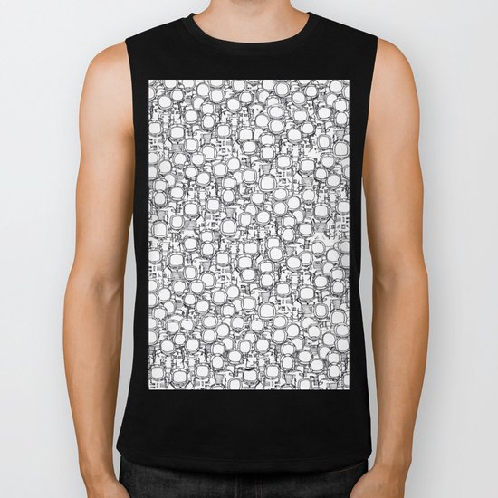 Astronauts (bunches!) Biker Tank