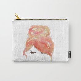 Ginger with a messy bun Carry-All Pouch