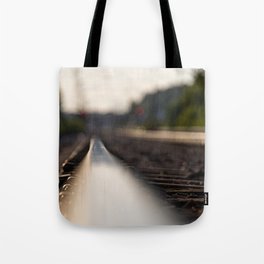 On the tracks Tote Bag