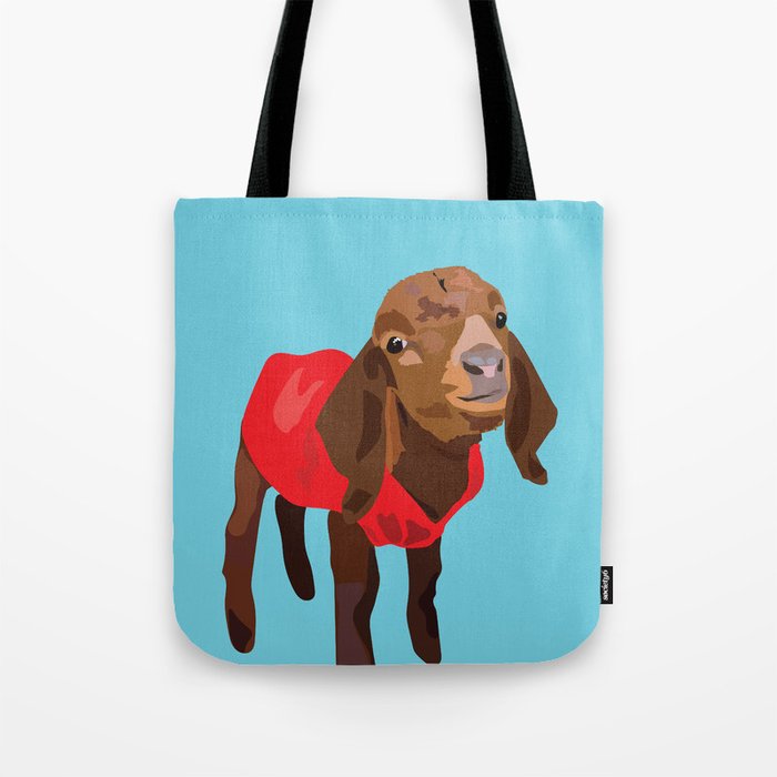 Goaty McGoatface (red sweater) Tote Bag
