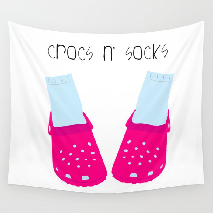 Crocs n' Socks Wall Tapestry