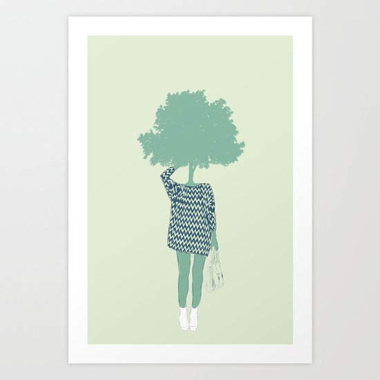 Woman Nature 6 Art Print