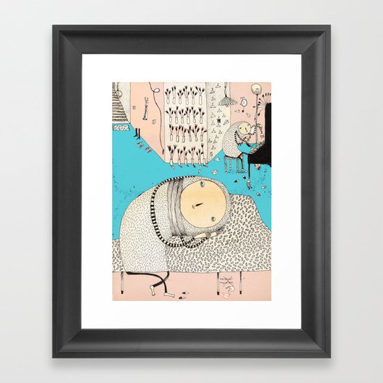 My daily life. Framed Art Print