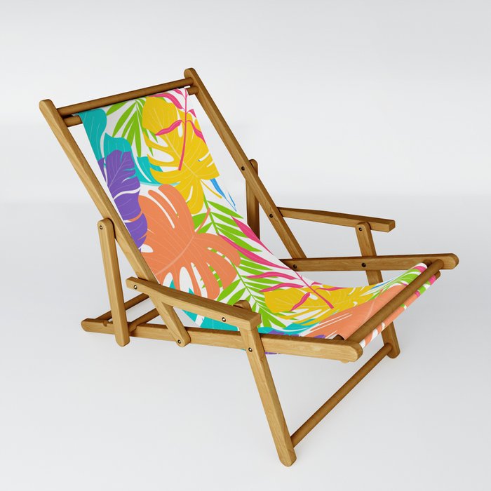 Colourful flowers Sling Chair