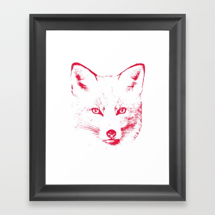 Mad Fox Framed Art Print