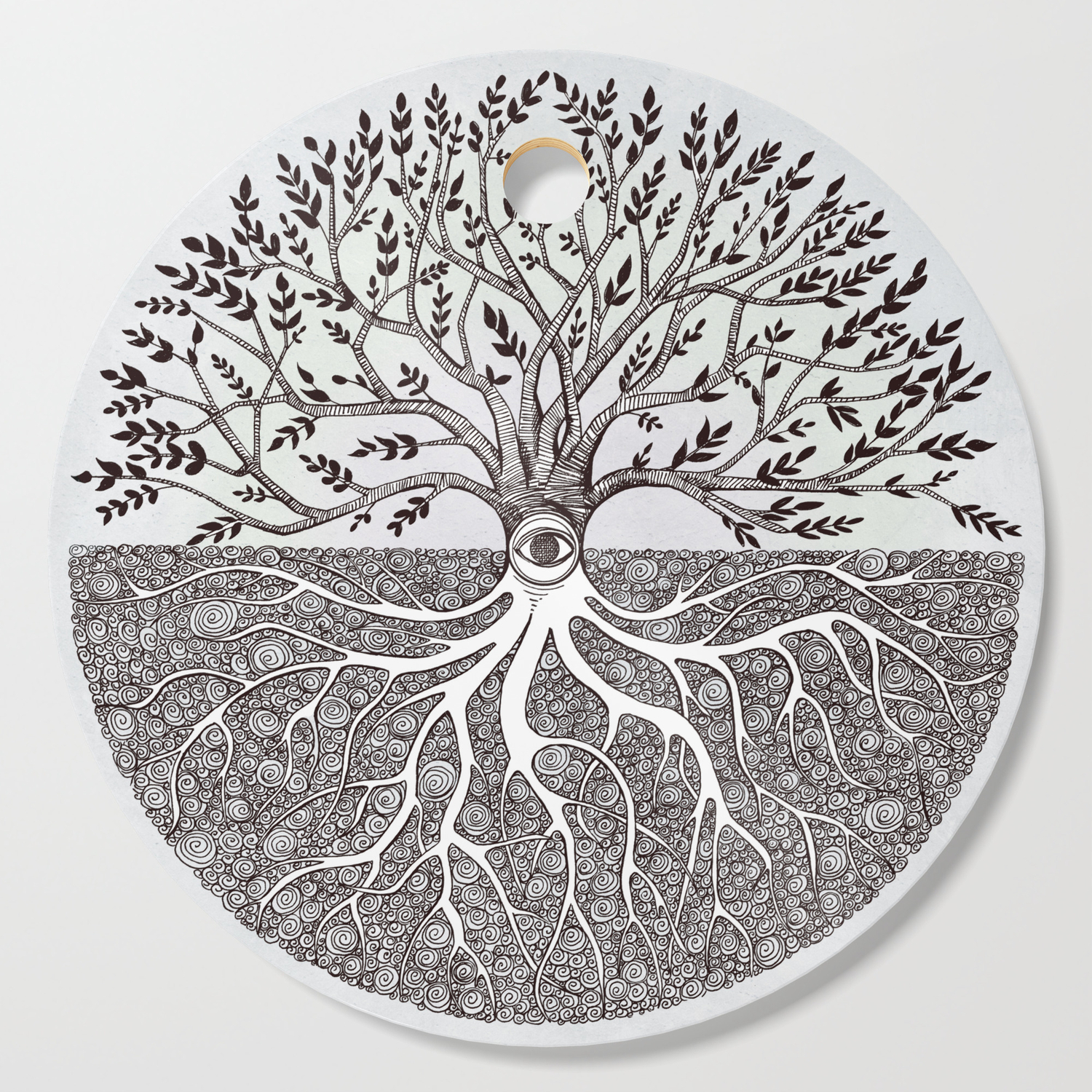 Tree Of Life As Above So Below Cutting Board By Brendaerickson Society6