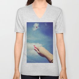 Into The Wind V Neck T Shirt