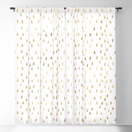 Beautiful Gold Pattern Blackout Curtain