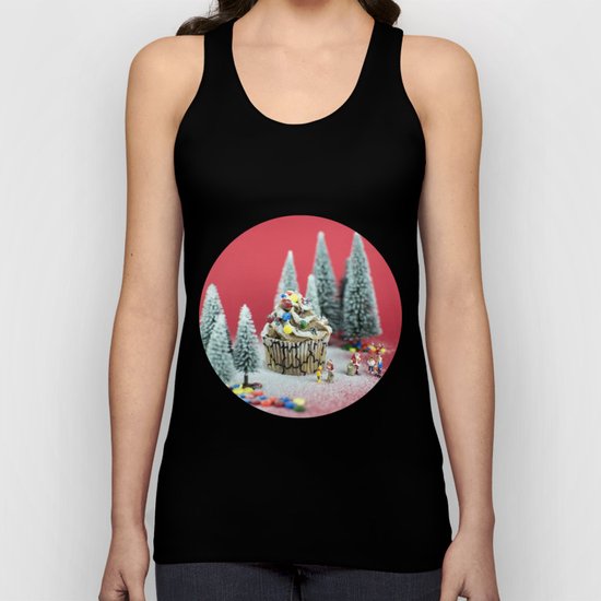 Christmas cupcake Unisex Tank Top