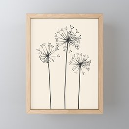 Dandelions Framed Mini Art Print