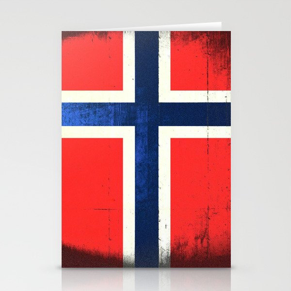 Norwegian flag Stationery Cards