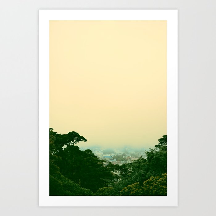 A Chance of Cloudy Weather Art Print