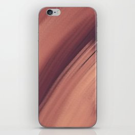 Deep Crimson Brushstrokes iPhone Skin