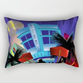 Miami Beach Rectangular Pillow