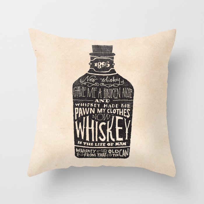 Whiskey Throw Pillow