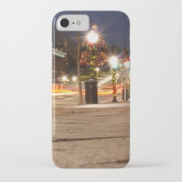 Downtown Blacksburg Christmas iPhone Case