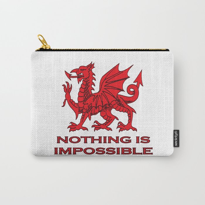 Nothing Is Impossible Red Dragon Carry-All Pouch