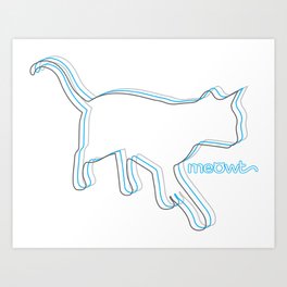 Tri-CAT Art Print
