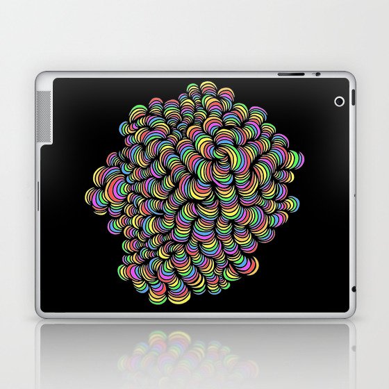 Psychedelic Tangles Laptop & iPad Skin