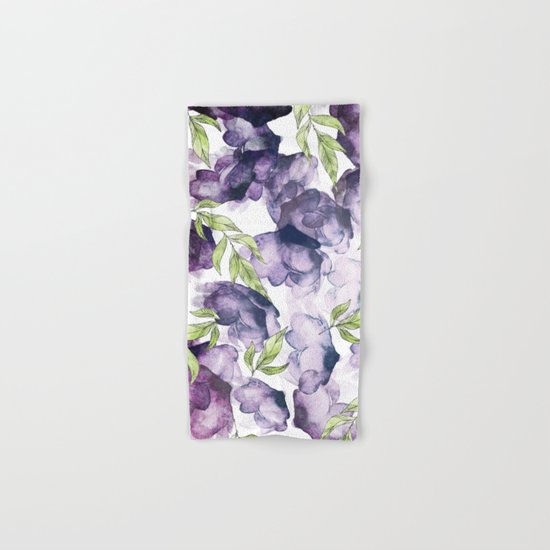 Watercolor + Ink Florals #society6 #decor #buyart Hand & Bath Towel
