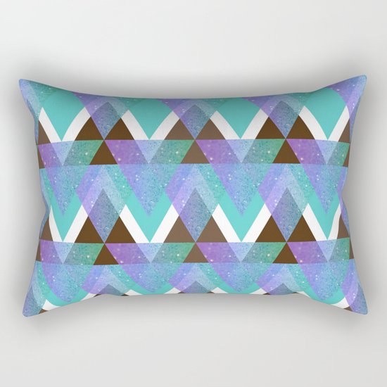 GlitterTriangles Rectangular Pillow