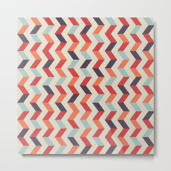 Geometric Metal Print