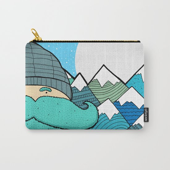 Blue Beard Carry-All Pouch