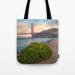 Golden Gate Sunset Tote Bag