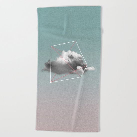 cloud storage Beach Towel