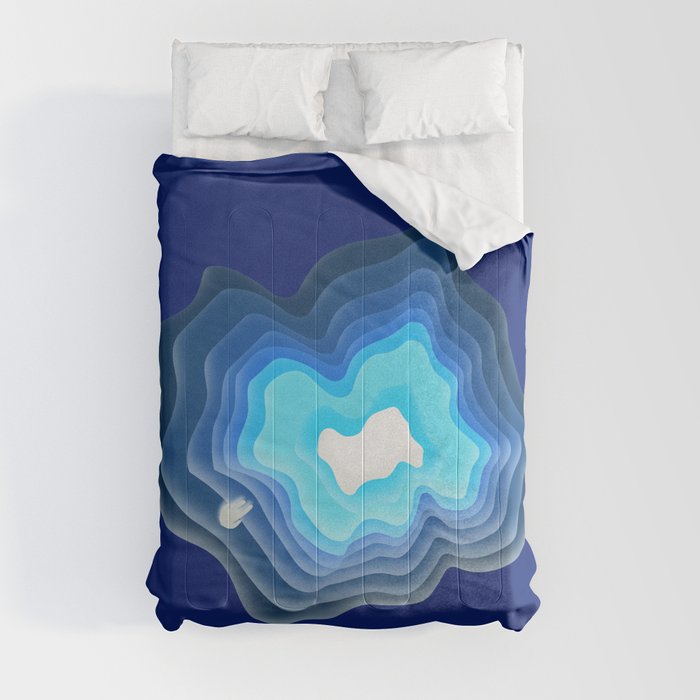 Mysterious Well - Great BLUE Comforter