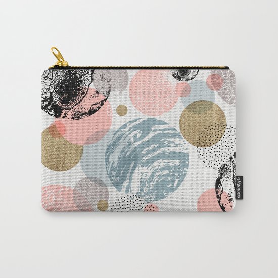 Circles texture Carry-All Pouch