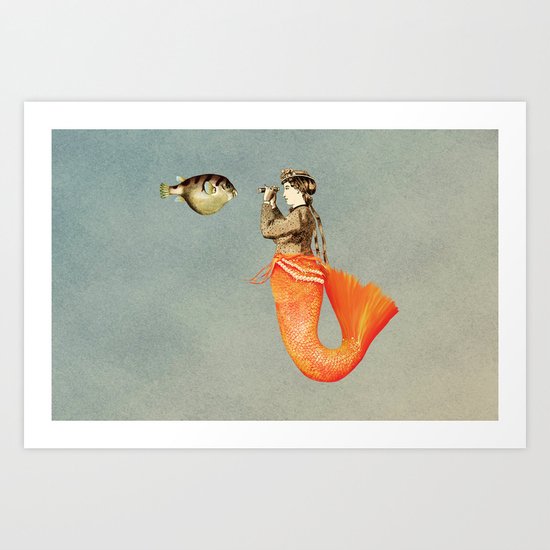 In search of realistic love Art Print