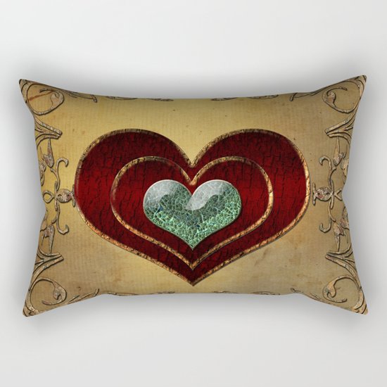 Hearts Rectangular Pillow