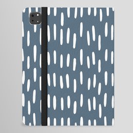 Boho Raindrops on Blue iPad Folio Case
