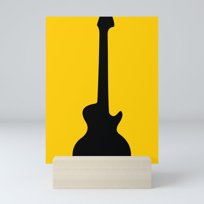 Mini guitar wall art