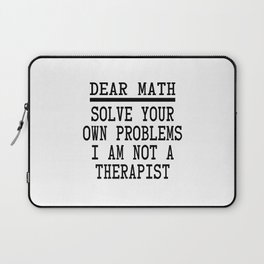Dear Math Laptop Sleeve