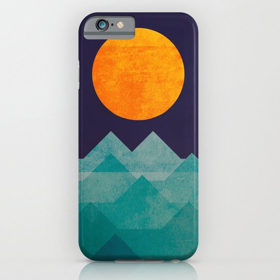 The ocean, the sea, the wave - night scene iPhone & iPod Case