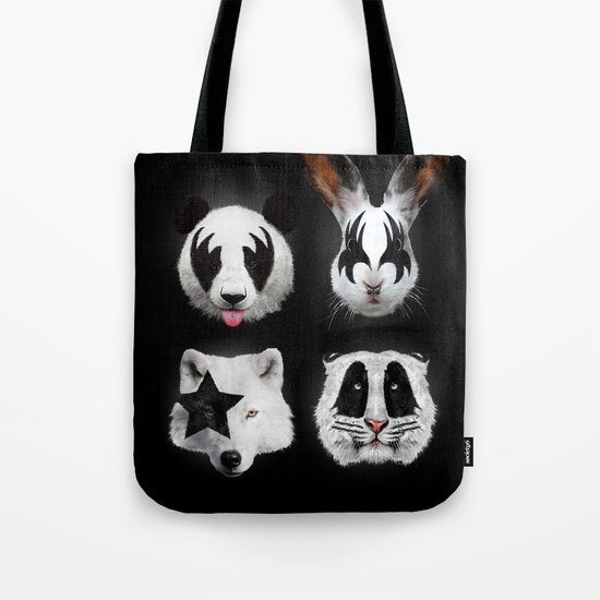 Kiss of animals Tote Bag