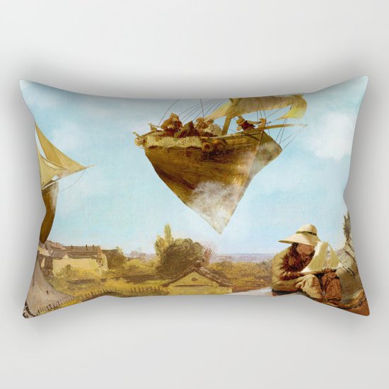 Sky Fishermen Rectangular Pillow